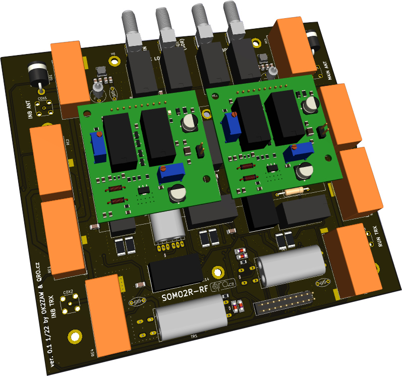 example of implementation optional preamplifier module by qro.cz hamparts.shop
